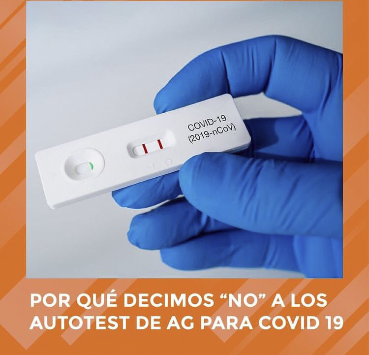 POR QUÉ DECIMOS “NO” A LOS AUTOTEST DE AG PARA COVID 19 – FBA